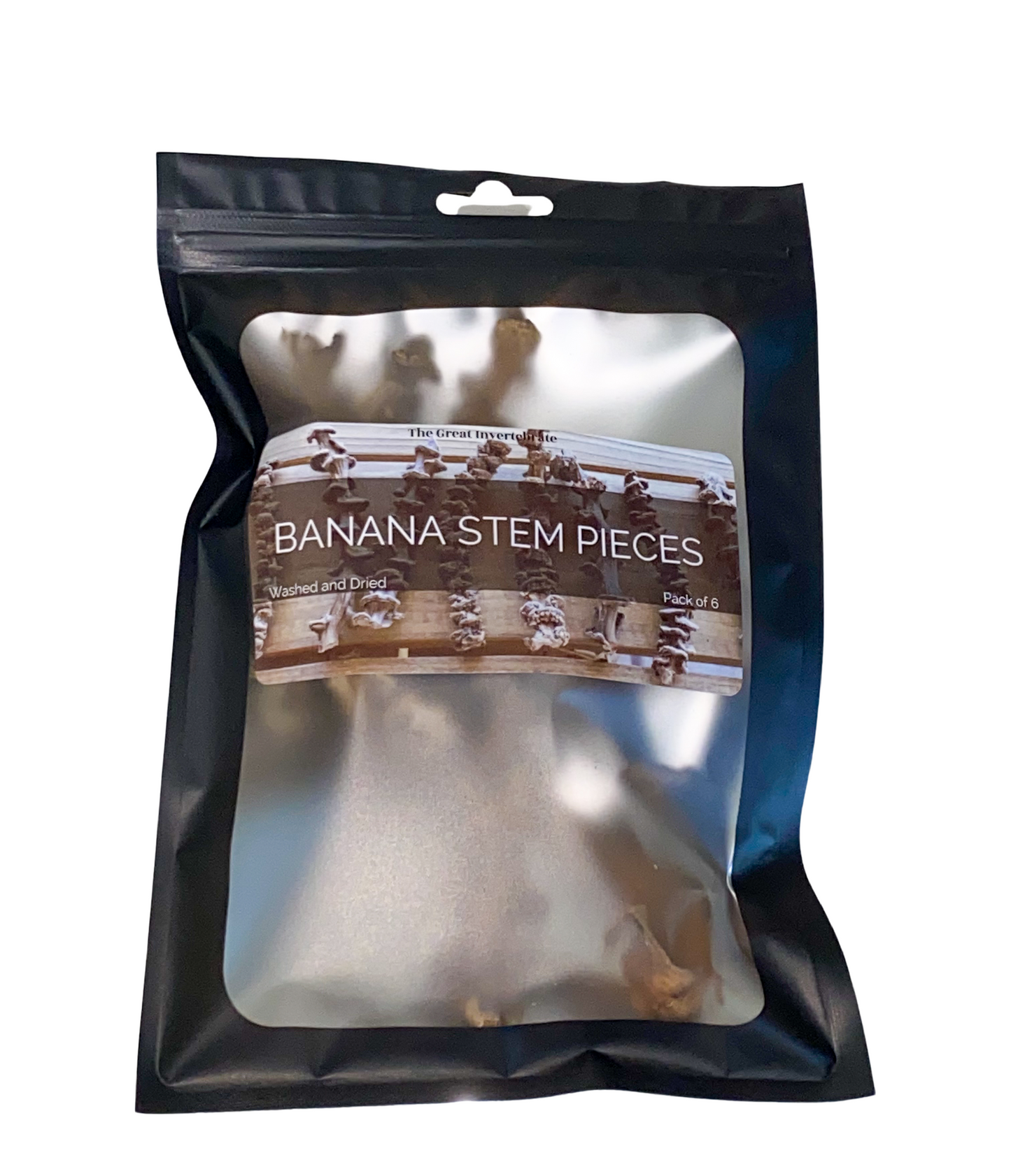 Banana Stem Pieces - Botanical Additive for Terrariums, Vivariums and Freshwater Fish Tanks.